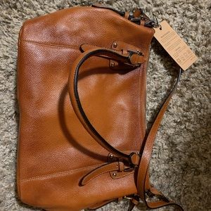 Leather Purse (Brown) Long and Short Straps